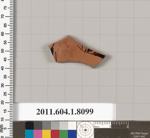 Terracotta fragment of a kylix (drinking cup)
