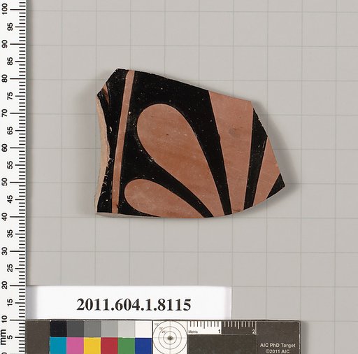 Terracotta fragment of a kylix (drinking cup)