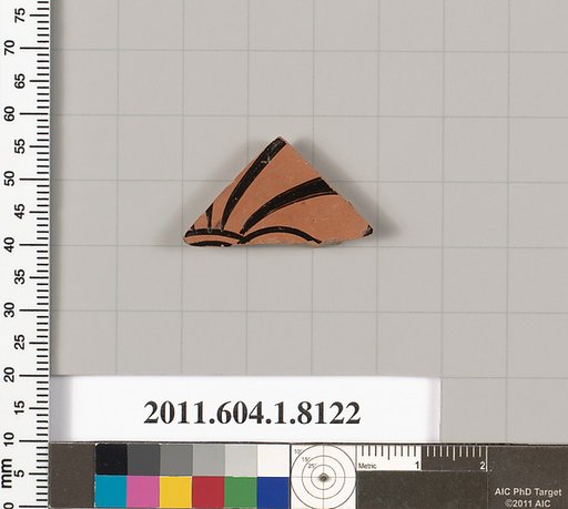 Terracotta fragment of a kylix (drinking cup)