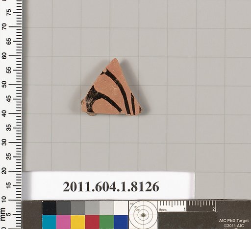 Terracotta fragment of a kylix (drinking cup)