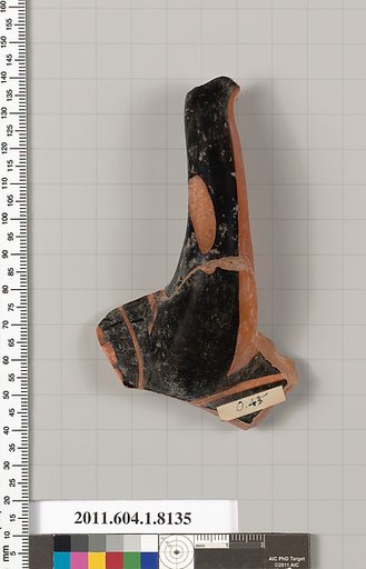 Terracotta fragment of a kylix (drinking cup)