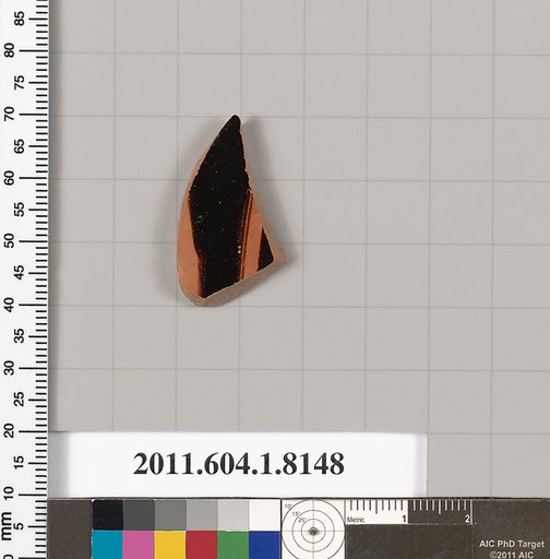 Terracotta fragment of a kylix (drinking cup)