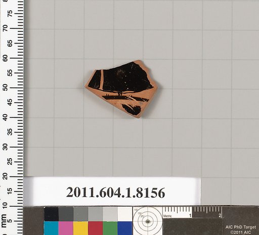 Terracotta fragment of a kylix (drinking cup)