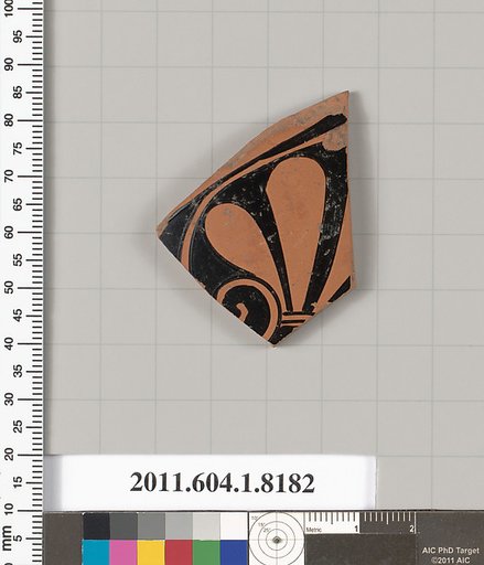 Terracotta fragment of a kylix (drinking cup)