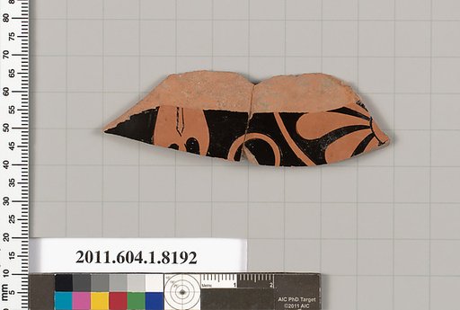 Terracotta fragment of a kylix (drinking cup)