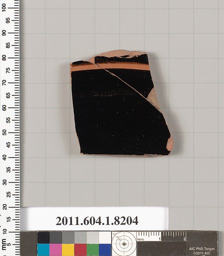 Terracotta fragment of a kylix (drinking cup)
