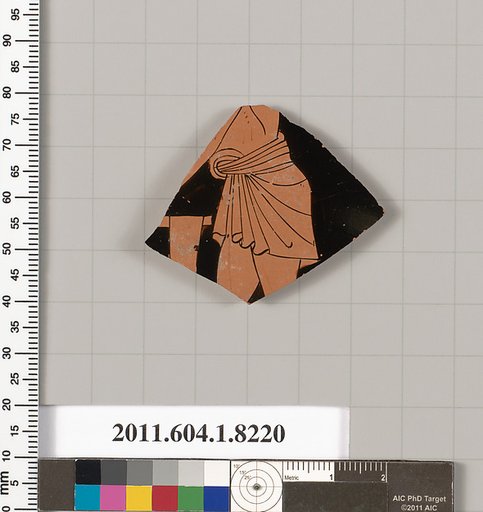 Terracotta fragment of a kylix (drinking cup)