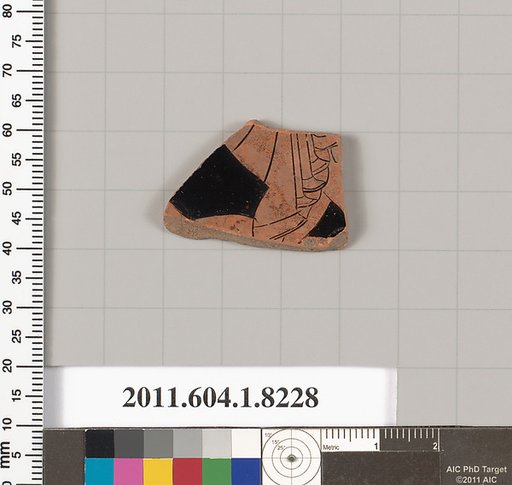 Terracotta fragment of a kylix (drinking cup)