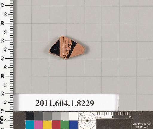 Terracotta fragment of a kylix (drinking cup)