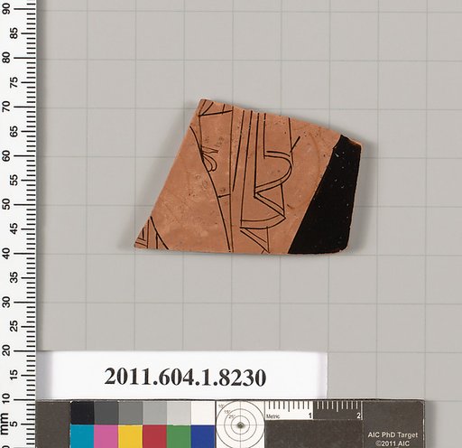 Terracotta fragment of a kylix (drinking cup)