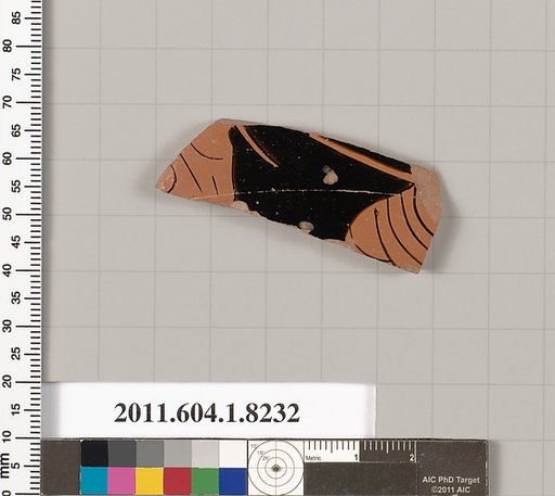 Terracotta fragment of a kylix (drinking cup)