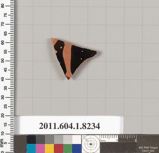 Terracotta fragment of a kylix (drinking cup)
