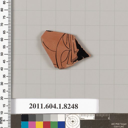 Terracotta fragment of a kylix (drinking cup)
