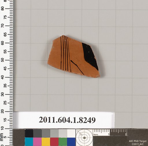 Terracotta fragment of a kylix (drinking cup)