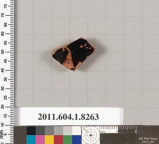 Terracotta fragment of a kylix (drinking cup)