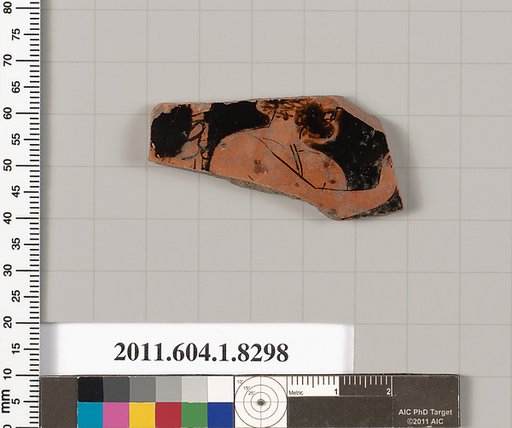 Terracotta fragment of a kylix (drinking cup)