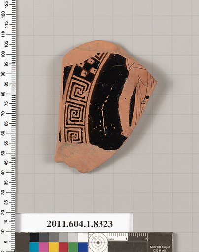 Terracotta fragment of a kylix (drinking cup)