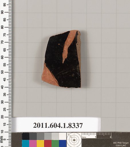Terracotta fragment of a kylix (drinking cup)