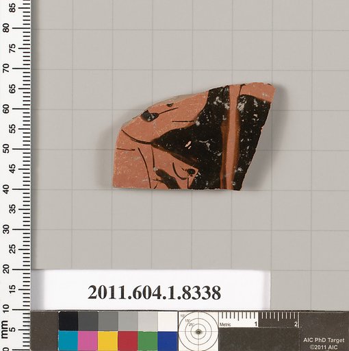 Terracotta fragment of a kylix (drinking cup)