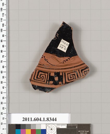 Terracotta fragment of a kylix (drinking cup)