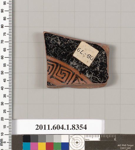 Terracotta fragment of a kylix (drinking cup)