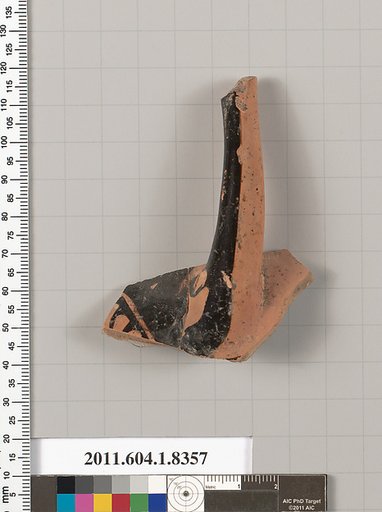Terracotta fragment of a kylix (drinking cup)