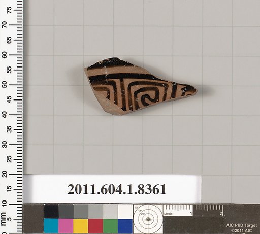 Terracotta fragment of a kylix (drinking cup)