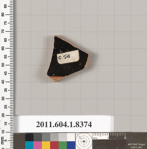 Terracotta fragment of a kylix (drinking cup)