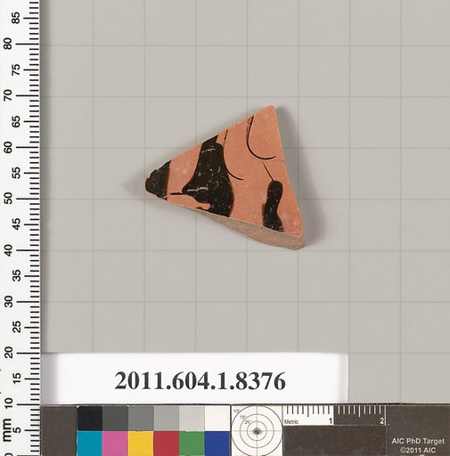 Terracotta fragment of a kylix (drinking cup)