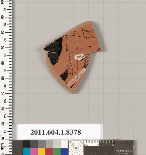 Terracotta fragment of a kylix (drinking cup)