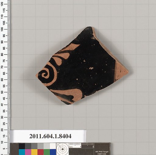 Terracotta fragment of a kylix (drinking cup)