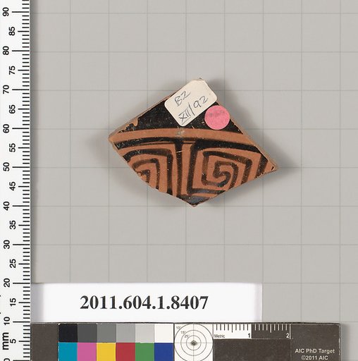 Terracotta fragment of a kylix (drinking cup)