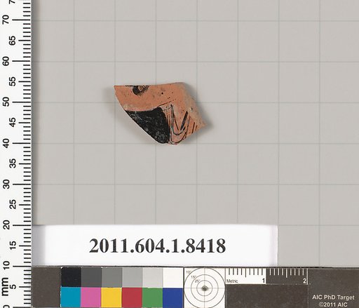 Terracotta fragment of a kylix (drinking cup)
