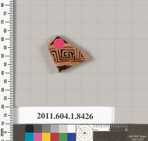 Terracotta fragment of a kylix (drinking cup)