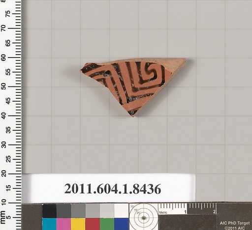 Terracotta fragment of a kylix (drinking cup)
