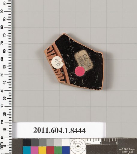 Terracotta fragment of a kylix (drinking cup)