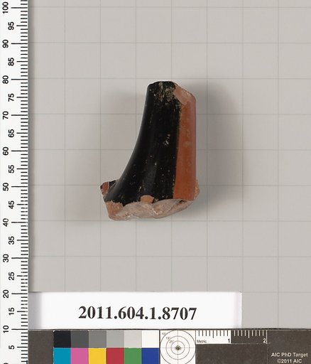 Terracotta fragment of a kylix (drinking cup)