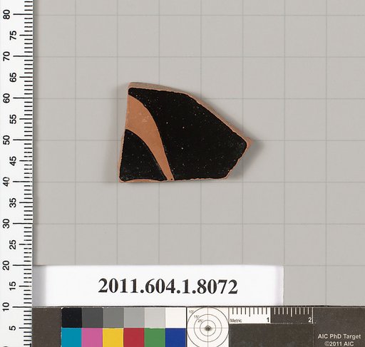 Terracotta fragment of a kylix (drinking cup)