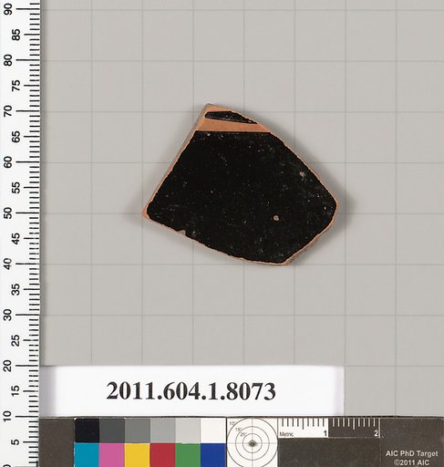 Terracotta fragment of a kylix (drinking cup)