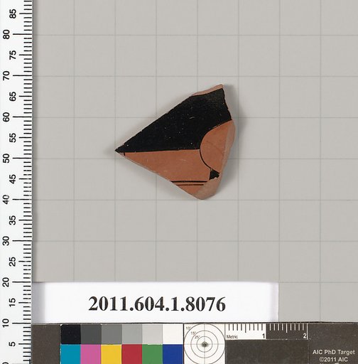 Terracotta fragment of a kylix (drinking cup)