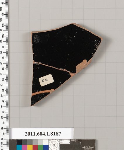 Terracotta fragment of a kylix (drinking cup)