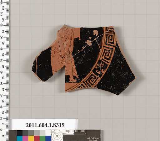 Terracotta fragment of a kylix (drinking cup)