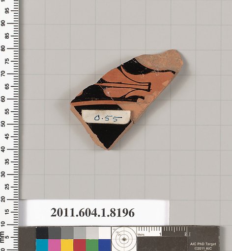 Terracotta fragment of a kylix (drinking cup)