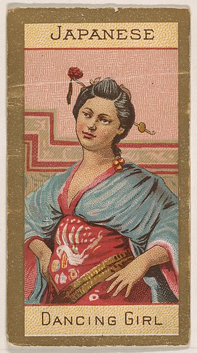 Japanese, Dancing Girl, from Types of Nationalities (N240) issued by Kinney Bros.
