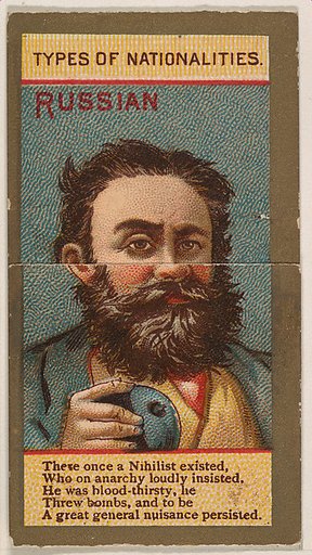 Russian, from Types of Nationalities (N240) issued by Kinney Bros.