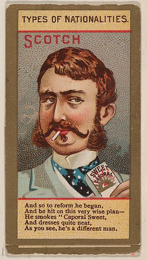 Scotch, from Types of Nationalities (N240) issued by Kinney Bros.