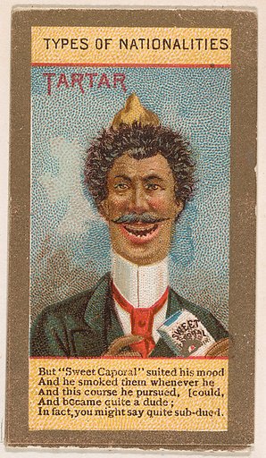 Tartar, from Types of Nationalities (N240) issued by Kinney Bros.