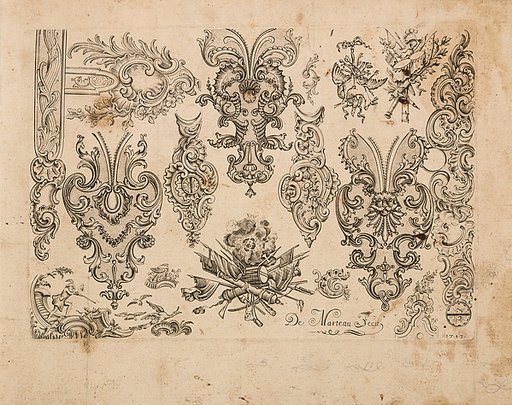 Plate Eight from Nouveavx Desseins D'Arquebvseries