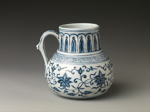 Jug with Floral Scroll