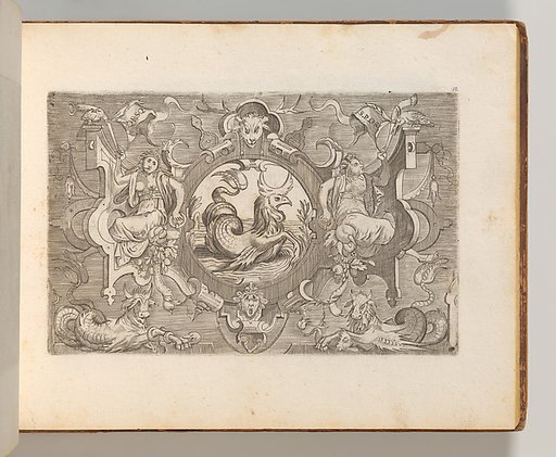 Targhe ed altri ornati di varie e capricciose invenzioni (Cartouches and other ornaments of various and capricious invention, page 12)